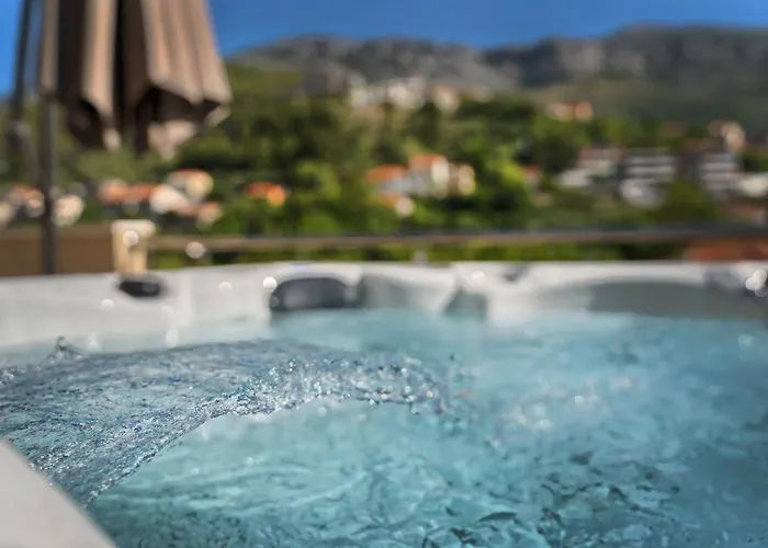 Appartamento Relax Split Area With Private Jacuzzi On Terrace With Mountain View Srinjine